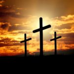 Three Crosses representing Jesus