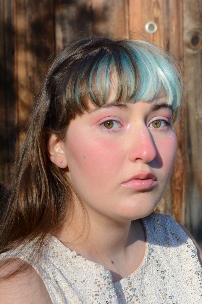 Close up of a woman with deep sadness