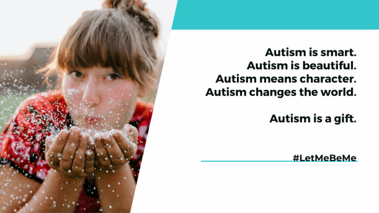 Autism PSA in minimalist design