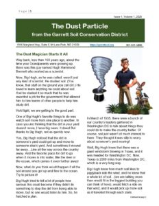 Brochure geared toward children with bold graphics.